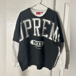 supreme overprint crewneck size L